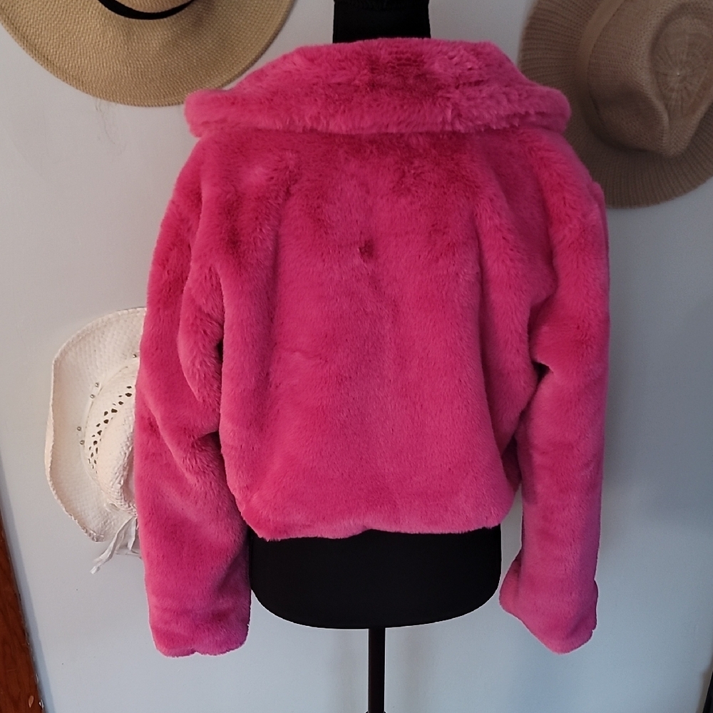 Forever 21 Pink Teddy Jacket - Picture 7 of 9